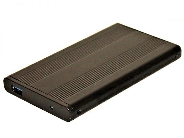 USB 3.0 Festplattengehäuse für 2,5" HDDs, SATA, schwarz