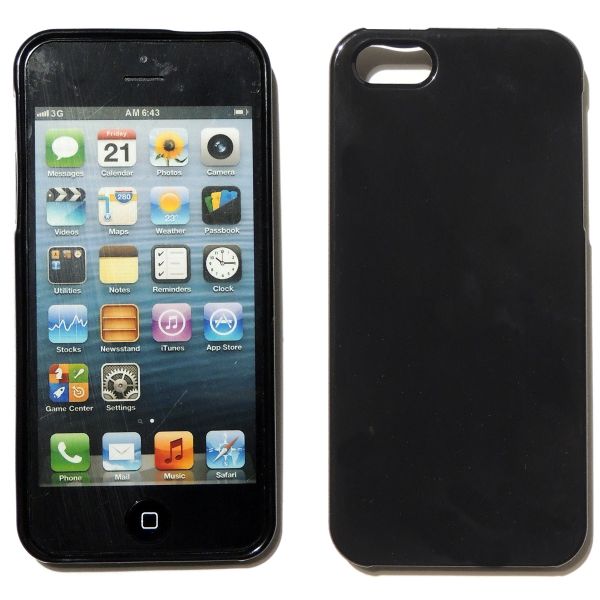 Schutzhülle Back-Cover für iPhone 5/5S black