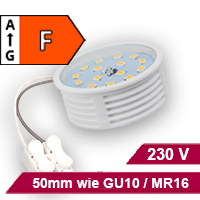LED Einbaumodule statt GU10 oder MR16
