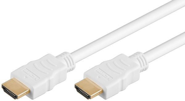 HDMI Kabel 1.5m, weiß mit Ethernet