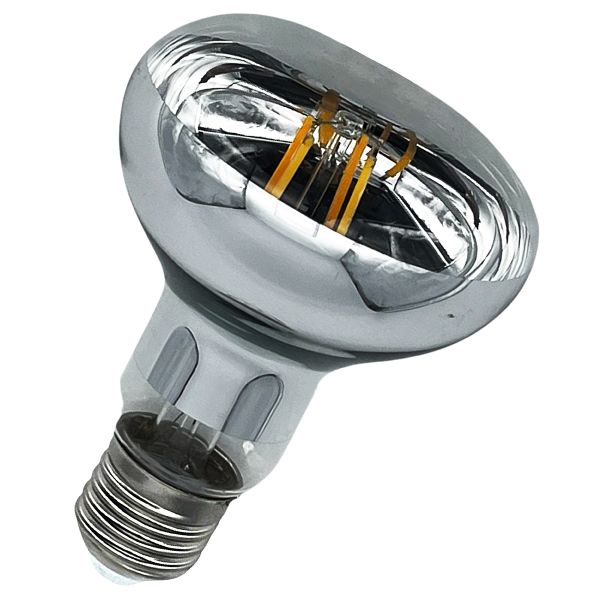 LED Strahler E27, 8W, 800lm warmweiß R80 Filament