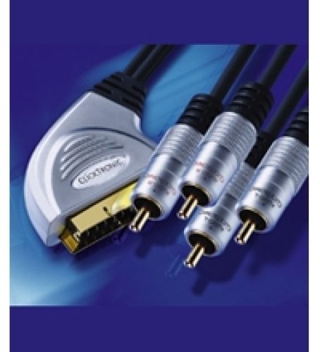 Scart-Kabel 6xCinch 3m, Clicktronic