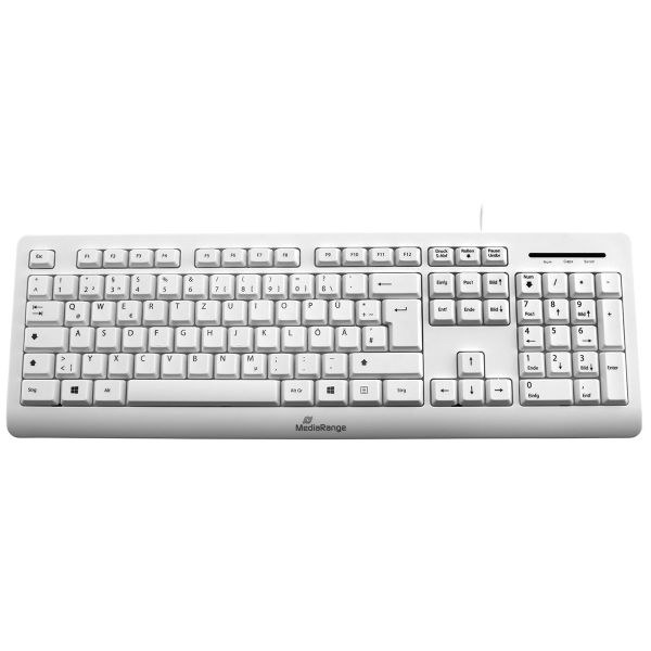 MediaRange Standard Tastatur, USB, weiß