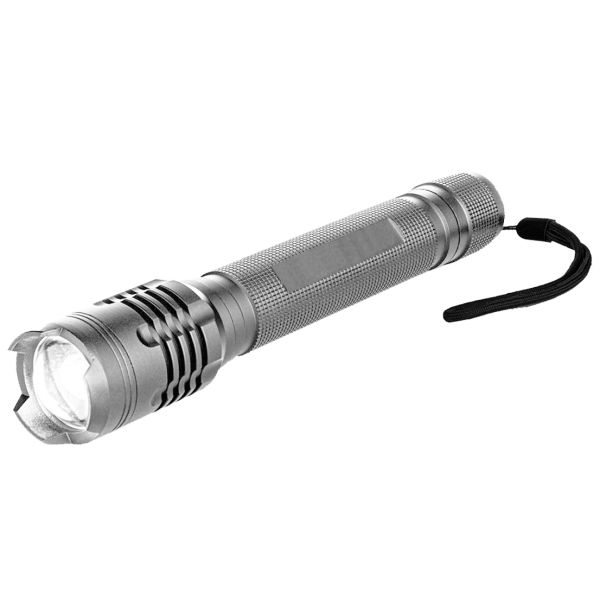 LED-Taschenlampe UltraHell 10W 1200lm, silber