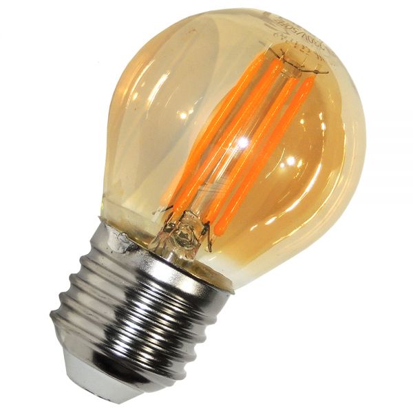 LED-Birne E27 4W Filament, extra-warmweiß gold