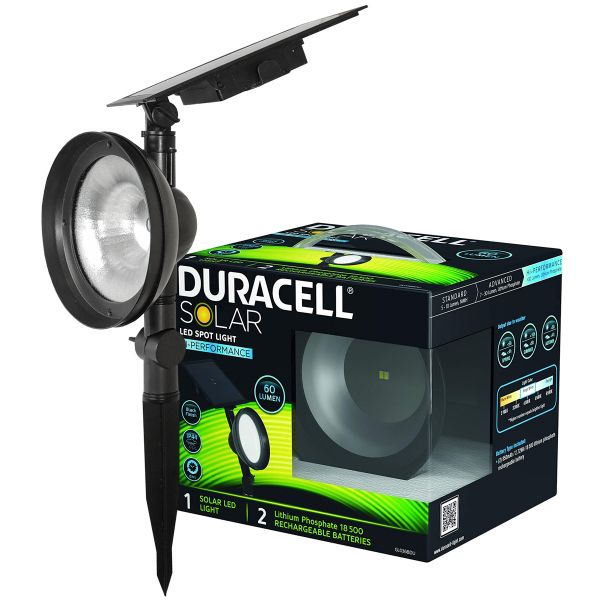 LED XXL Solar-Strahler Duracell Hi-Perfomance