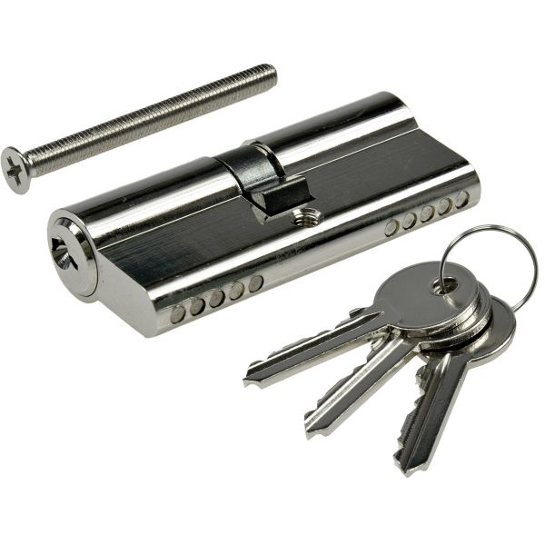 Sicherheitszylinder 70mm 35/35 mit 3 Sicherheits-Schlüsseln