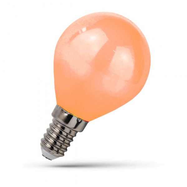 LED Birne E14, 4W Deko orange