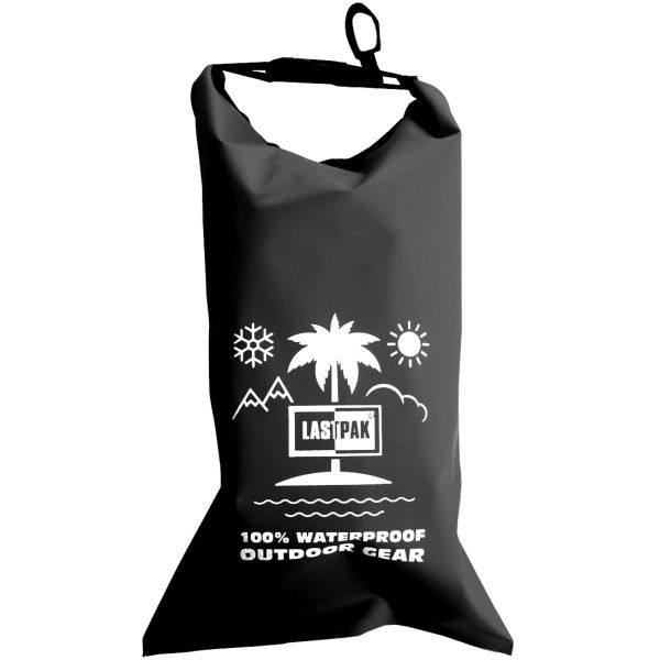 Wasserdichte Tasche 2l für Gepäck Wertsachen schwarz