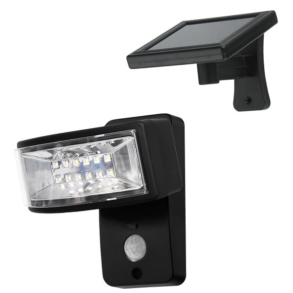 LED Solar-Wandleuchte / Sicherheitsleuchte mit Bewegungsmelder