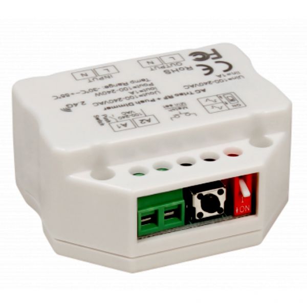 Tast-Dimmer LED-geeignet, max. 240W, 230V, passend für UP-Dose