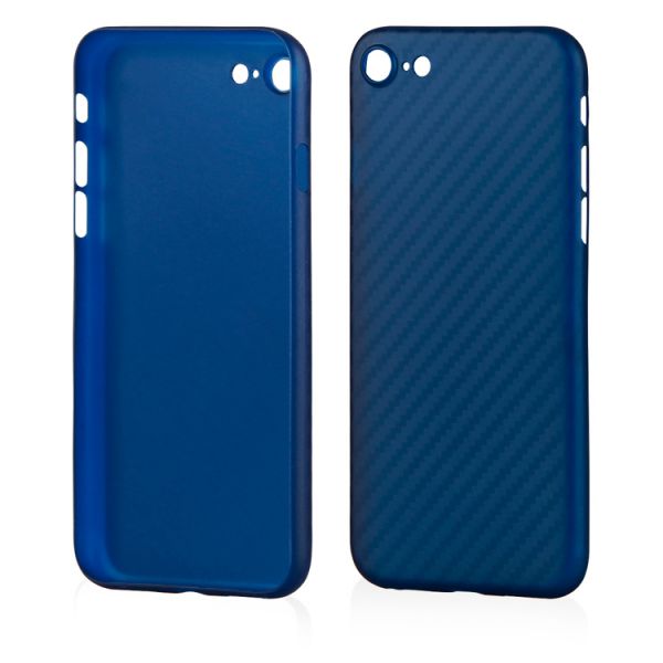 Schutzhülle "PC Carbonoptik" für iPhone 7/8 blau