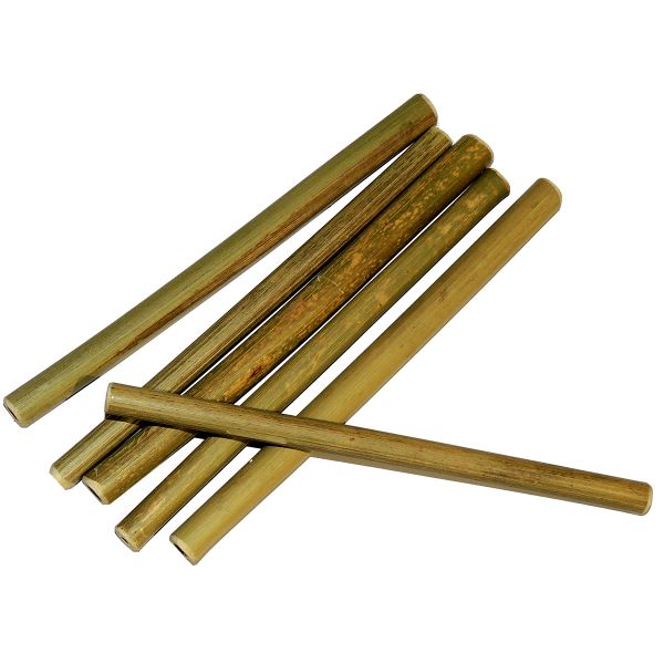 Bambus Trinkhalme 6 Stück 15cm