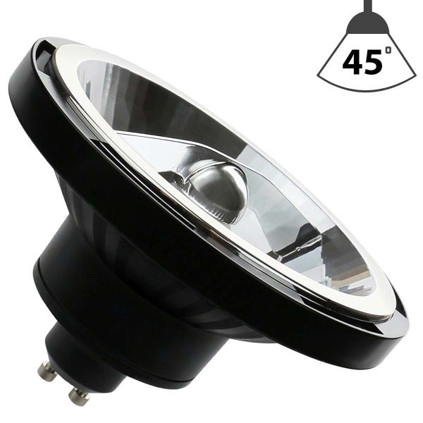 LED AR111 Spot-Strahler GU10 Sockel 12W neutralweiß, schwarz