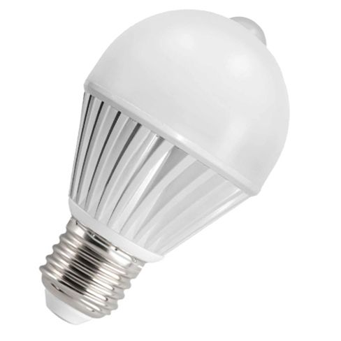 LED Birne E27, 6W, 450lm, kaltweiß Bewegungsmelder