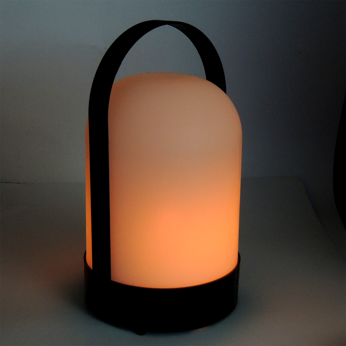 LED-Laterne schwarz Zuma 28 cm Lampe Beleuchtung Lichtdeko Deko Leuchte 