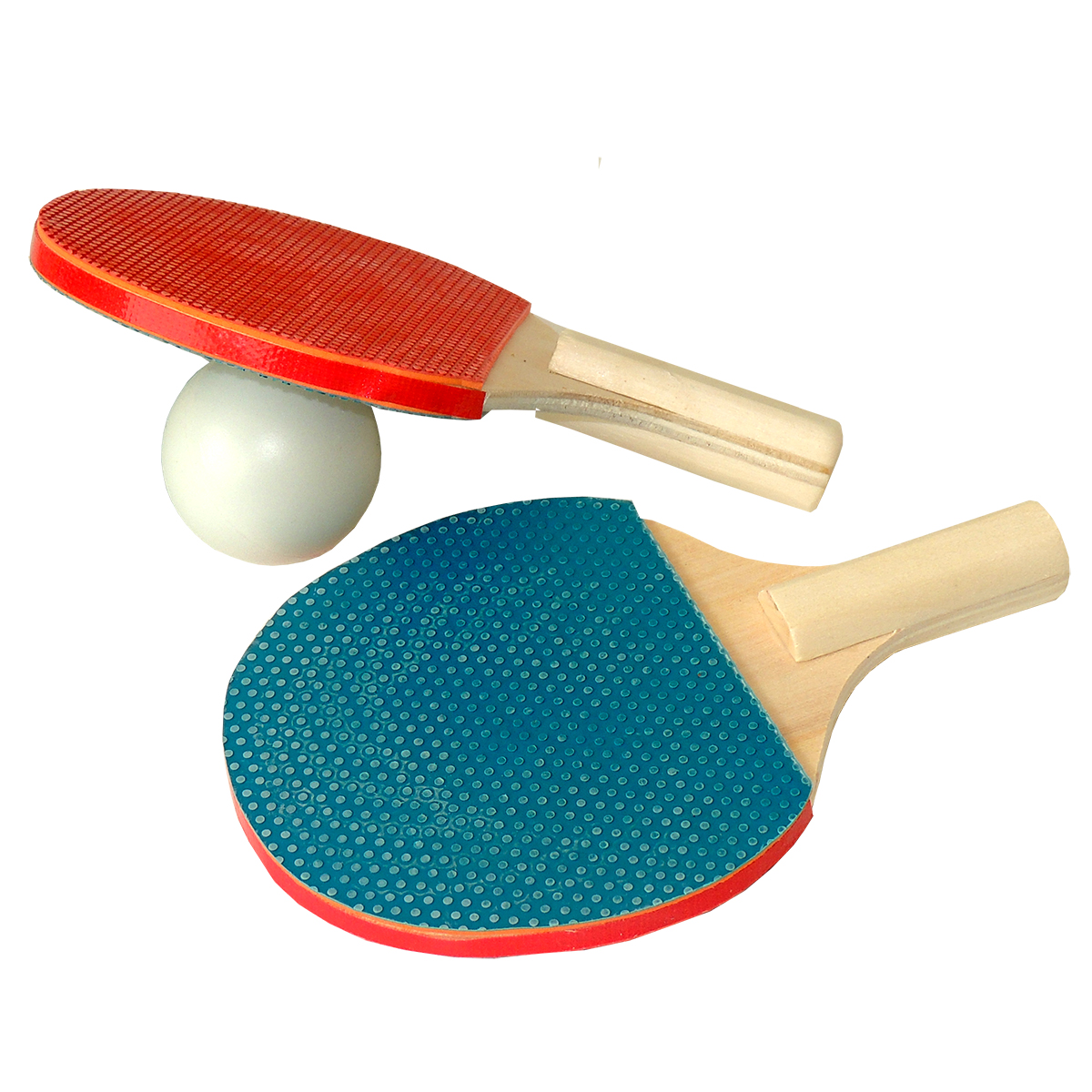 Tischtennis Set Schläger und Bälle Ping Pong Set ideal für Kinder Erwachsene PIQIUQIU Tischtennisschläger Set mit 2 Schläger und 3 Bälle in Tasche 