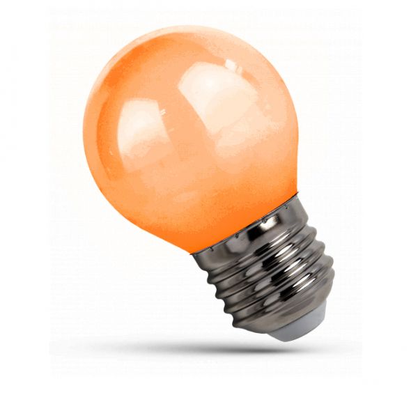 LED Birne E27, 4W Deko orange