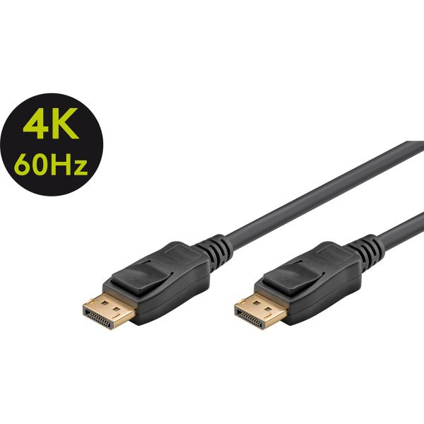 DisplayPort 2.0 Kabel 4K 1.00m, (ST-ST)