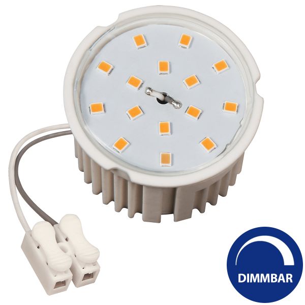 LED Einbau-Modul 7W, 510lm, warmweiß, 230V, 50x33mm, dimmbar