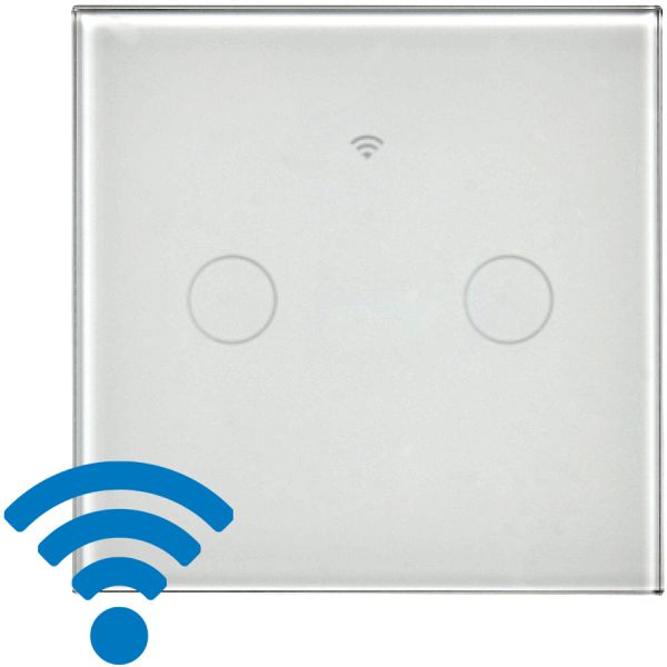 Wifi Smart Touch Schalter itius, 240V/10A 2-fach