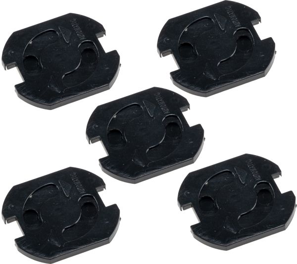 Einsteckschutz für Steckdosen im 5er Pack, schwarz