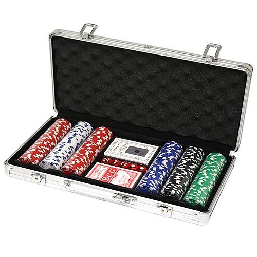 Poker-Koffer mit 300 Chips, Deluxe