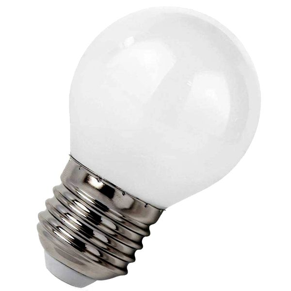 LED Birne E27, 1W Filament Mattglas, 90lm, warmweiß