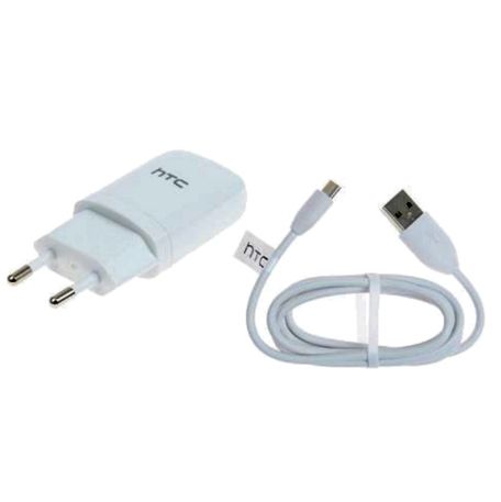 HTC Charger plus Kabel, 1A, weiß