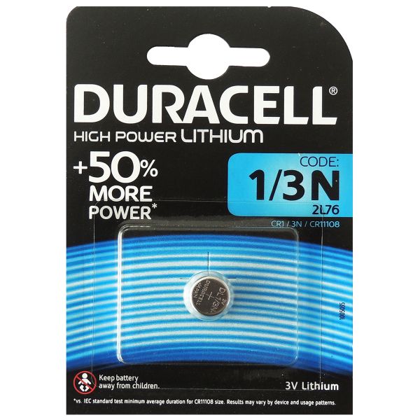 Duracell High Power Lithium 3V 1 Batterie CR1/3N
