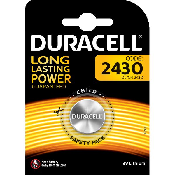 Duracell 3V Lithium 2430 Knopfzelle